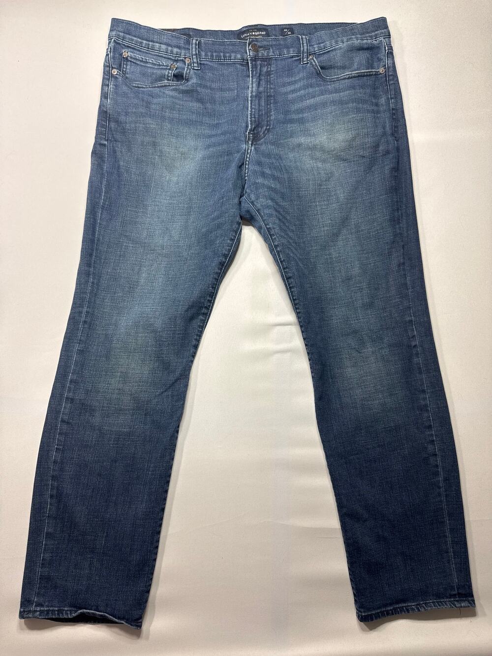 Lucky Brand Men's 121 Slim Straight Leg Stretch‎ Blue Jeans - Size 40x32 (42x31)